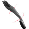 Rockbros DNB8001 mudguard with red LED light - black - (Rockbros-DNB8001BK)