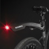 Rockbros DNB8001 mudguard with red LED light - black - (Rockbros-DNB8001BK)