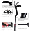 Rockbros JC1005BK bicycle kickstand - black - (Rockbros-JC1005BK)