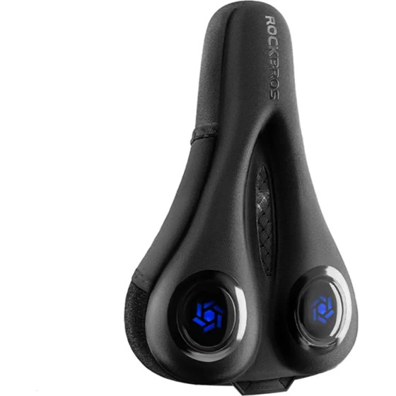 Rockbros LF044BL saddle cover with rain cover - black and blue - (Rockbros-LF044BL)