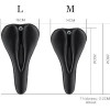 Rockbros LF047-S silicone gel bicycle seat cover size M - black - (Rockbros-LF047-S)