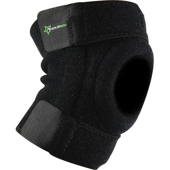 Rockbros LF1106L sports protector for patella and knee joint, size L - black - (Rockbros-LF1106L)