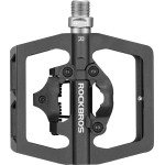 Rockbros PD15-BK Aluminum Alloy Bicycle Pedal Set - Black - (Rockbros-PD15-BK)