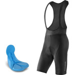 Rockbros RK2002XL bib shorts with XL pad - black - (Rockbros-RK2002XL)