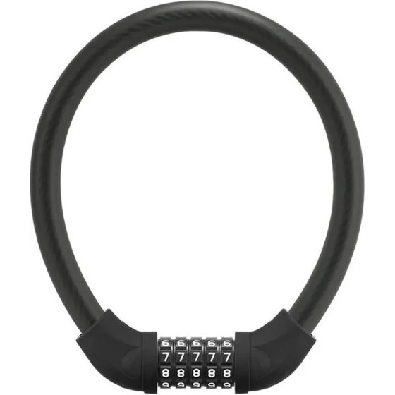 Rockbros RKS570-BK bicycle lock with combination - black - (Rockbros-RKS570-BK)