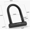 Rockbros RKS610-BK U-lock bicycle lock - black - (Rockbros-RKS610-BK)
