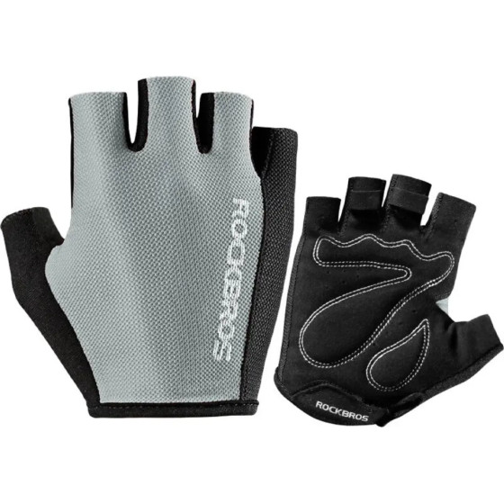 Rockbros S099GR cycling gloves, size XXL - gray - (Rockbros-S099GR-XXL)