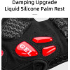 Rockbros S169BR M cycling gloves with gel inserts - black and red - (Rockbros-S169BR-M)