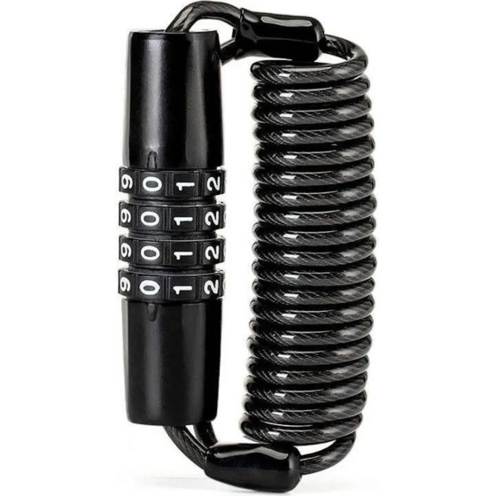 Rockbros T609 bicycle lock with 1.5 m combination - black - (Rockbros-T609)