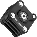 Rockbros WD795 foldable bicycle lock - black - (Rockbros-WD795)