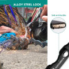 Rockbros WD795 foldable bicycle lock - black - (Rockbros-WD795)