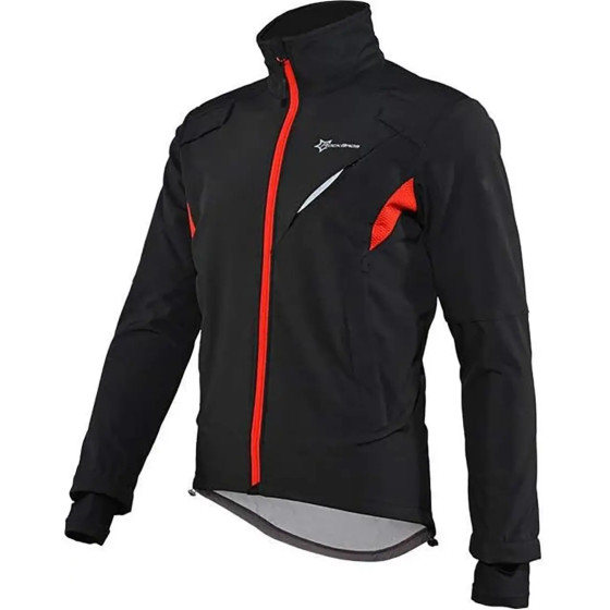 Rockbros YPW021 Windproof Cycling Sports Jacket Size XL - Black - (YPW021XL)