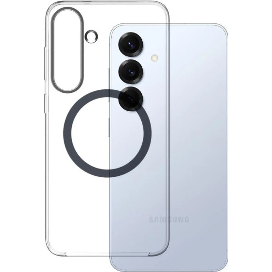 Samsung Clear Magnet Case with magnetic ring for Galaxy S25+ - transparent - (GP-FFS936YCATW)
