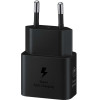 Samsung EP-T2510NBEGEU 25W SFC USB-C GaN wall charger - black - (EP-T2510NBEGWW)