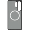 Samsung Spigen Capella Silicone Case with MagFit Magnetic Ring for Galaxy S25 Ultra - Black - (GP-FPS938PGBJW)