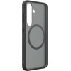 Samsung Spigen Capella Silicone Case with MagFit Magnetic Ring for Galaxy S25+ - Black - (GP-FPS936PGBJW)