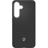 Samsung Spigen Enzo Aramid Silicone Case with Built-in MagFit Ring for Galaxy S25+ - Black - (GP-FPS936PGABW)