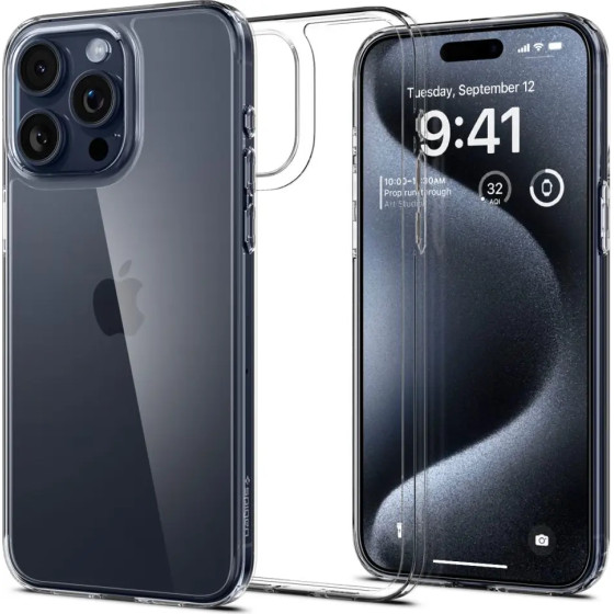 Spigen Airskin Hybrid Case for iPhone 15 Pro - Clear - (23815-0)