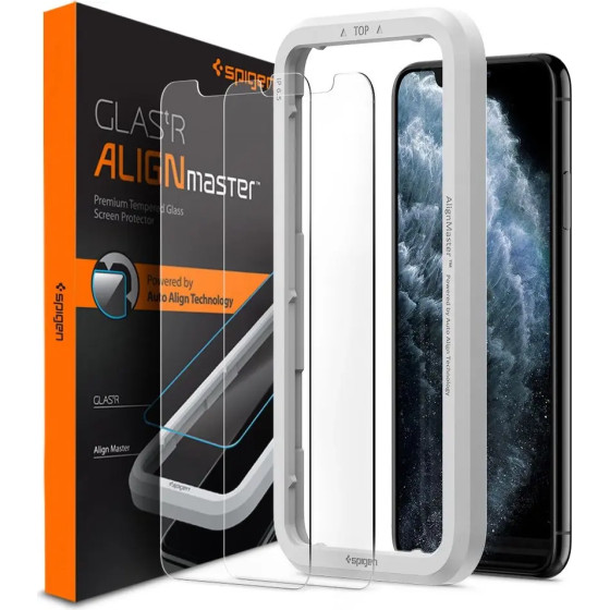 Spigen ALM Glas.tR Slim tempered glass for iPhone 11 / XR - 2 pcs. - (13658-0)