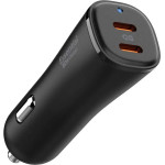 Spigen ArcStation Essential EV502 50W Car Charger - Black - (26185-0)