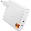 Spigen ArcStation Pro Charger + USB-C 140-W Cable - White - (26730-0)