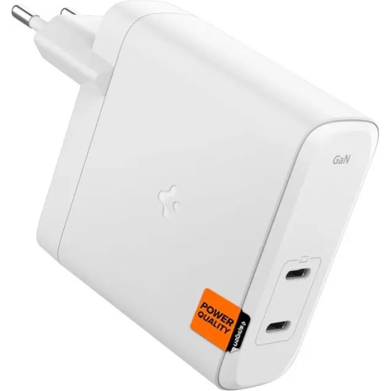 Spigen ArcStation Pro Charger + USB-C 140-W Cable - White - (26730-0)