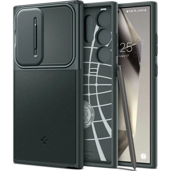 Spigen Caseology Parallax Case for Samsung Galaxy S24 Ultra - Dark Green - (24433-0)