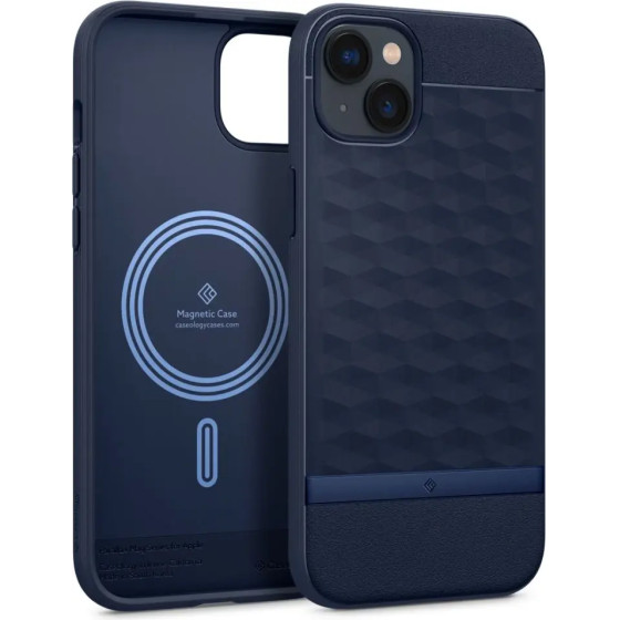 Spigen Caseology Parallax Mag Case with MagSafe for iPhone 14 Plus - Navy - (21201-0)