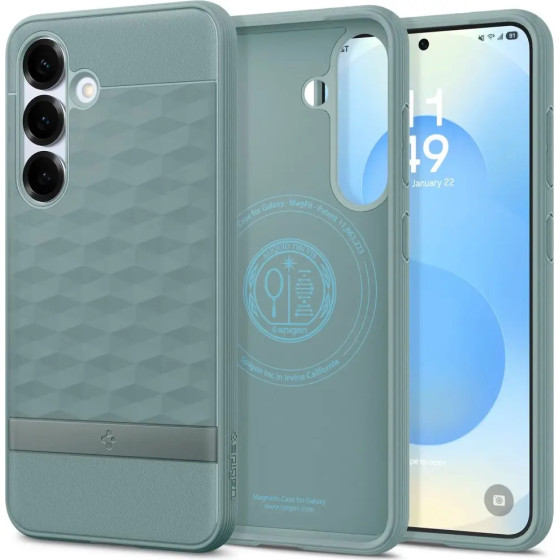 Spigen Caseology Parallax Mag MagSafe Samsung Galaxy S25 Case - Green - (26846-0)