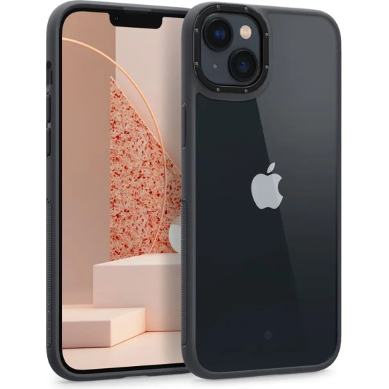 Spigen Caseology Skyfall iPhone 14 Plus Case - Matte Black - (21230-0)
