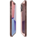 Spigen Crystal Flex Case for iPhone 15 Pro Max - Pink/Transparent - (Spigen Crystal Flex, rose crystal - iPhone 15 Pro Max)