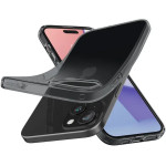 Spigen Crystal Flex iPhone 15 Plus Case - Gray-Transparent - (Spigen Crystal Flex, space crystal - iPhone 15 Plus)