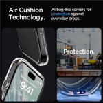 Spigen Crystal Hybrid Case for iPhone 15 Pro Max - Clear - (Spigen Crystal Hybrid, crystal clear - iPhone 15 Pro Max)