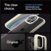 Spigen Crystal Hybrid Case for iPhone 15 Pro Max - Clear Beige - (Spigen Crystal Hybrid, sand beige - iPhone 15 Pro Max)