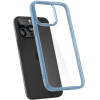 Spigen Crystal Hybrid Case for iPhone 15 Pro Max - Clear Blue - (Spigen Crystal Hybrid, sierra blue - iPhone 15 Pro Max)