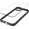 Spigen Crystal Hybrid iPhone 15 Plus Case - Clear Black - (Spigen Crystal Hybrid, matte black - iPhone 15 Plus)