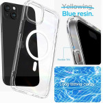 Spigen Crystal Hybrid MagSafe iPhone 15 Plus Case - Clear - (Spigen Crystal Hybrid MagSafe, white - iPhone 15 Plus)
