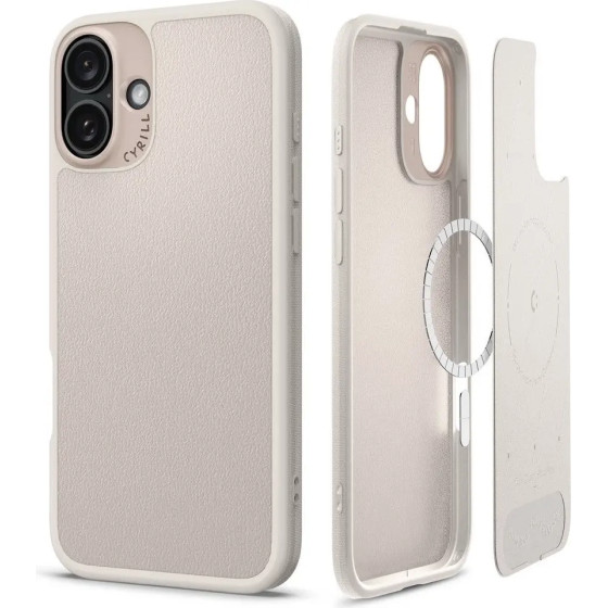 Spigen Cyrill Kajuk Mag iPhone 16 Case - Beige - (26726-0)