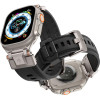 Spigen Durapro Armor PU Strap for Apple Watch 4/5/6/7/8/9/SE/Ultra 1/2 (42 / 44 / 45 / 49 mm) - Black - (25204-0)