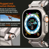 Spigen Durapro Armor Strap for Apple Watch 4/5/6/7/8/9/SE/ Ultra (42/44/45/49 mm) - Black - (23934-0)