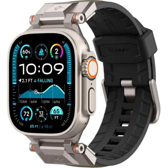 Spigen DuraPro Armor Strap for Apple Watch 44 / 45 / 46 / 49 mm - Green - (27353-0)