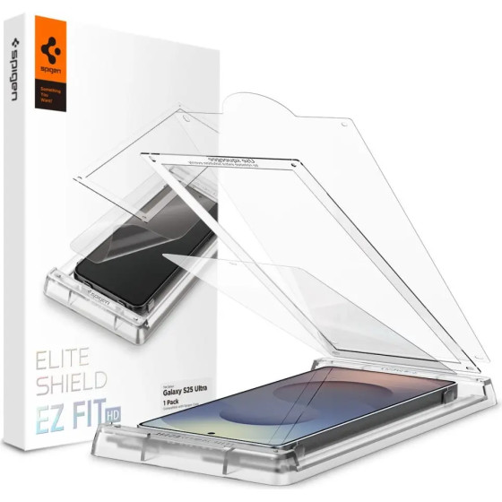 Spigen Elite Shield EZ FIT Hybrid Glass for Samsung Galaxy S25 Ultra - Transparent - (26820-0)