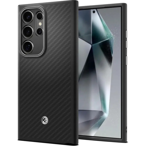 Spigen Enzo Aramid Case for Samsung Galaxy S24 Ultra - Matte Black - (24988-0)