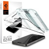 Spigen Glas.tR EZ Fit FC Tempered Glass for iPhone 15 Pro - Black 2 pcs. - (23773-0)