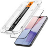 Spigen Glas.tR EZ Fit FC Tempered Glass for iPhone 15 Pro - Black 2 pcs. - (23773-0)