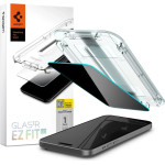 Spigen Glas.tR EZ Fit Privacy Tempered Glass for iPhone 15 / 16 - (24061-0)