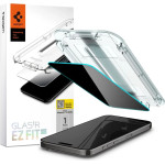 Spigen Glas.tR EZ Fit Privacy Tempered Glass for iPhone 15 Pro Max - (24058-0)