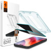 Spigen Glas.tR EZ Fit Privacy Tempered Glass for iPhone 16 Pro Max - 2 pcs. - (25629-0)