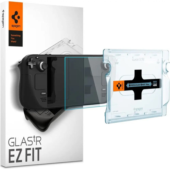 Spigen Glas.tR EZ Fit Tempered Glass for Steam Deck - (22708-0)