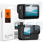 Spigen Glass.tR Slim Tempered Glass + Film 2-Set for GoPro Hero 9 / 10 / 11 / 12 - Transparent - (24413-0)